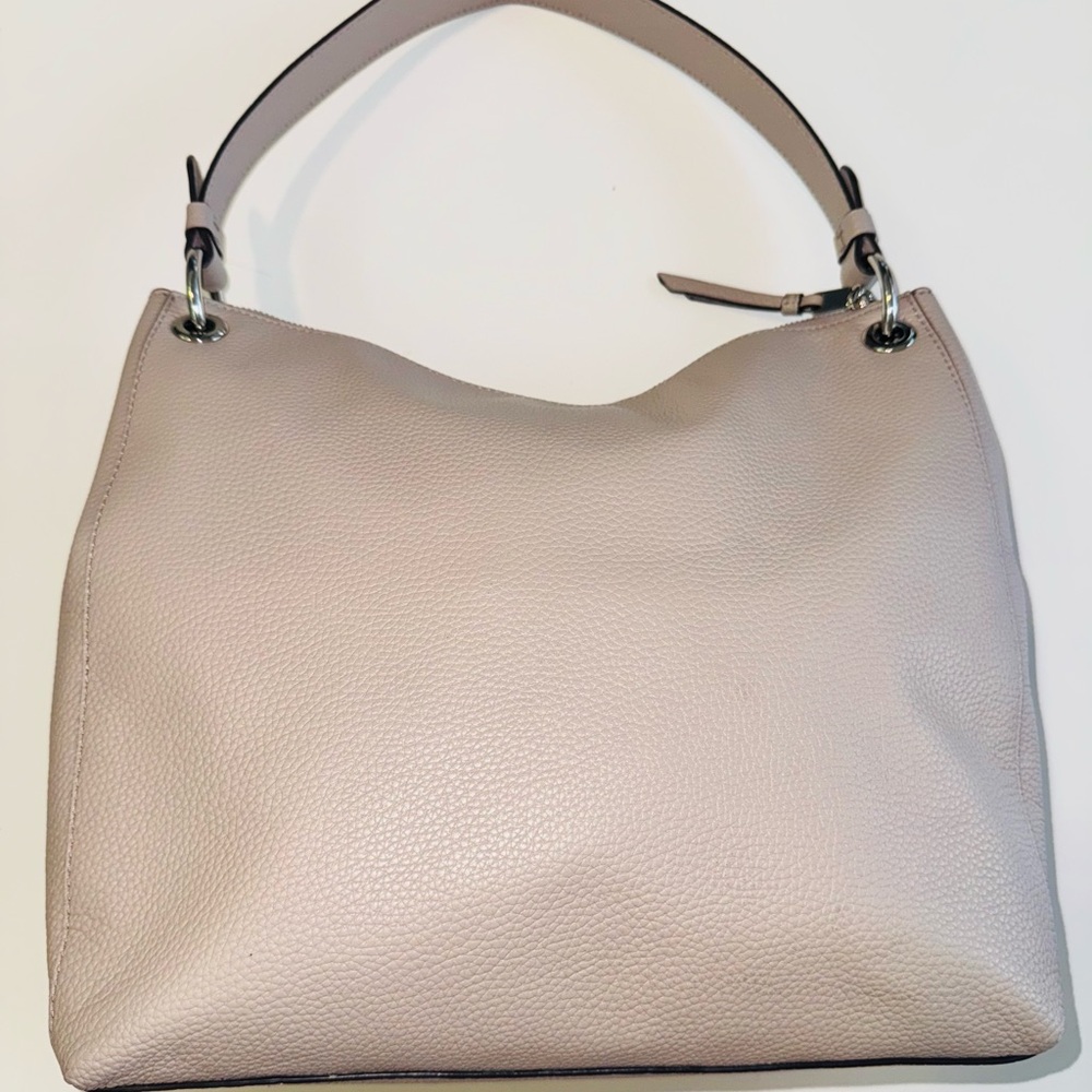 NEW Kate Spade Muted Taupe Leather Shoulder Bag - Picture 4 of 6